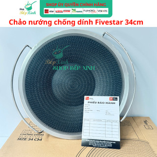 Chảo chống dính Blackcube inox 3 lớp bếp từ Fivestar Plus FPCN34001 size 34cm , dùng được mọi bếp