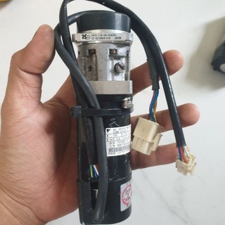 Động cơ AC servo Yaskawa kèm hộp số giảm tốc mặt bích 25mm panasonic Mitsubishi delta ko than brushless