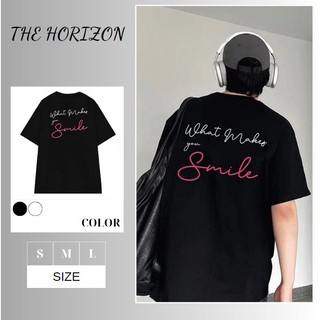 Áo thun Local Brand THE HORIZON - What makes you smile, áo phông nam nữ unisex form rộng 100% COTTON