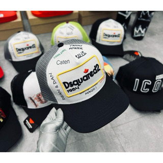 Mũ Lưỡi Trai DSQ Khoá Nút Thời Trang Nam Nữ, nón kết kaki phối lưới Dqas2 thoáng mát