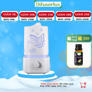 Máy phun tinh dầu hồ điệp vuông 1500ml khuếch tán xông tinh dầu tạo ẩm siêu âm - DIFFUSER LUX