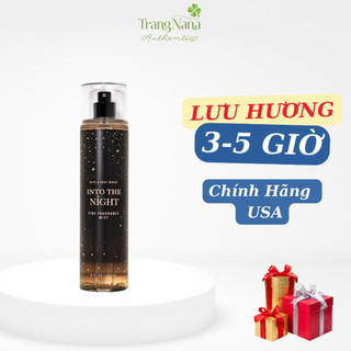 Body mist bath body works body mist into the night 236ml hương nước hoa body mist chính hãng