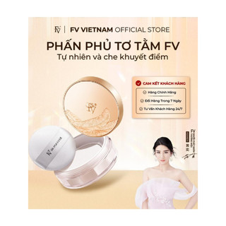 Chính hãng - Phấn Phủ Tơ Tằm cao cấp FV mịn nhẹ (có mẫu có nhũ), kiềm dầu, khóa makeup, chống trôi đến 12h