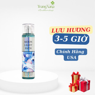 Body mist bath body works body mist moon light path 236ml hương phấn em bé body mist chính hãng