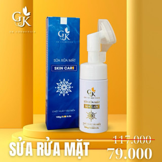   TẶNG KÈM 3 MASK  SỮA RỬA MẶT SKIN CARE CHIẾT XUẤT TẢO BIỂN - Giáng Kiều Cosmetics 100gr 