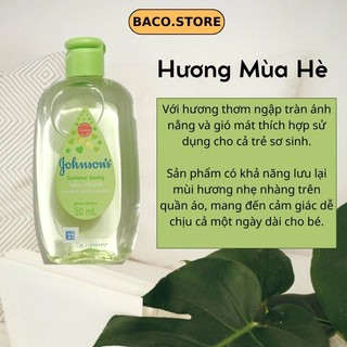 Nước hoa/Dầu massage cho bé Johnson's Oil 50ml, 200ml