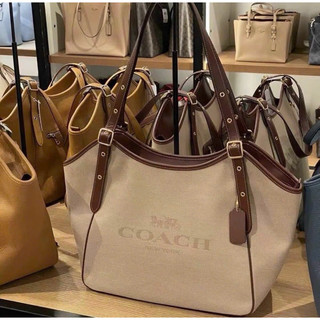 Túi tote công sở nữ Coach Meadow Shoulder Bag CR167