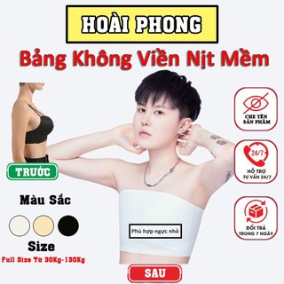 Áo Nịt Ngực Tomboy - Hoài Phong Store - Bảng Nịt Mềm Có Lót Gen Vải Mềm Trước Ngực Phù Hợp Ngực Nhỏ