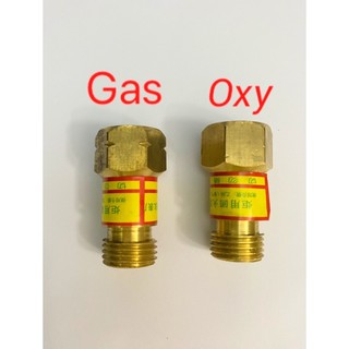 Van chống cháy ngược gas oxy lắp cho tay