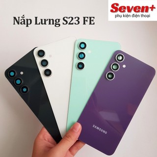 Nắp lưng thay thế samsung s23 fe - có kính camera và ron keo đủ màu