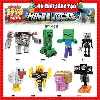Xếp hình Minifigure nhân vật trò chơi My World Minecraft - Đồ Chơi Lắp Ghép Sáng Tạo - XINH X0294
