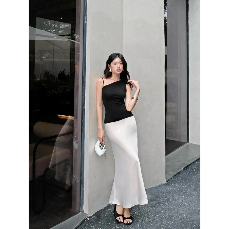 Chân Váy Lụa Mio Lady Cạp Ngang Rốn Dáng Dài Đuôi Cá Nhẹ Chất Lụa Hai Lớp - Miolady | BigBuy360 - bigbuy360.vn