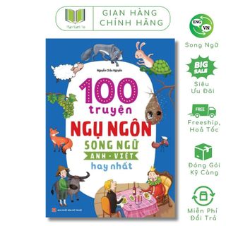 Sách: 100 truyện ngụ ngôn song ngữ anh - việt hay nhất