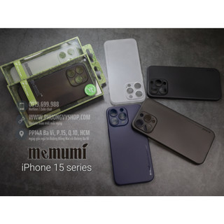 [Ship hỏa tốc] Ốp lưng iPhone series - Memumi siêu mỏng 0.3mm