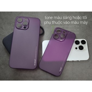 [Ship hỏa tốc] Ốp lưng iPhone series - Memumi siêu mỏng 0.3mm