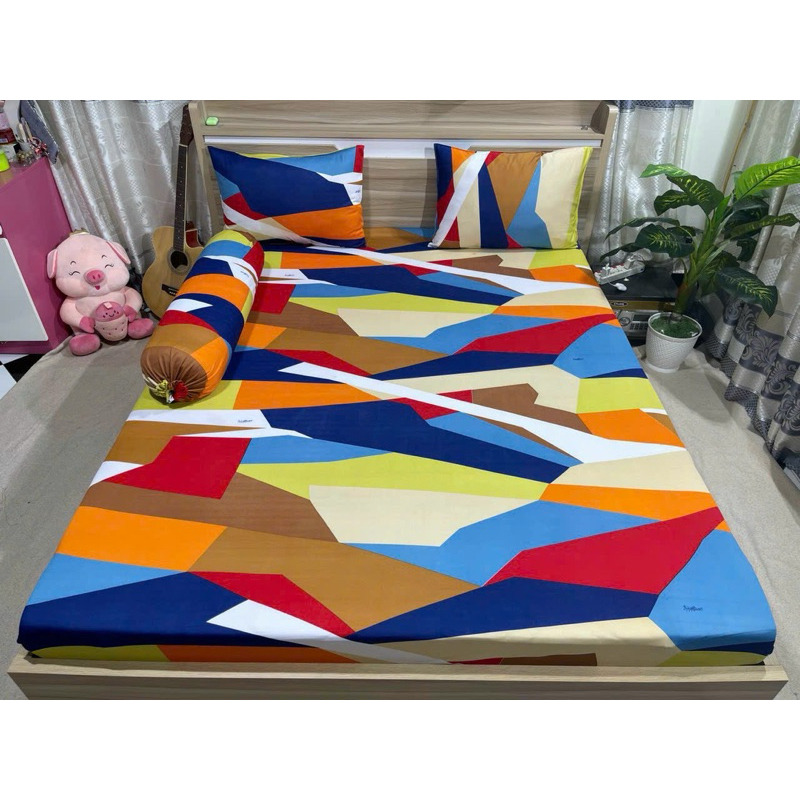 Bộ Drap thun Hàn Quốc 4 món