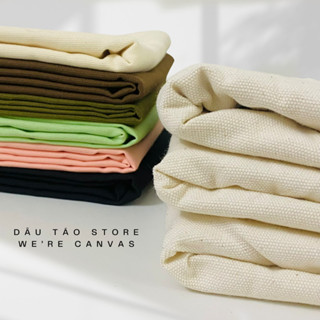  Vải bố Canvas DT định lượng ~340gsm may túi xách canvas tote bao gối sofa rèm trải phông nền 