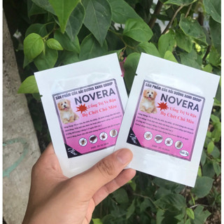 Novera bột trộn phòng & diệt ve rận bọ chét cho chó mèo