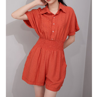 Bộ Quần Áo Nữ Jumpsuit Liền Thân NOONSUN NS5 Chất Vải Đũi Thoáng Mát Cổ Sơ Mi Eo Thun Co Giãn