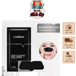 Miếng dán mũi lột mụn đầu đen lanbena làm sạch sâu giảm mụn đầu đen cho vùng mũi