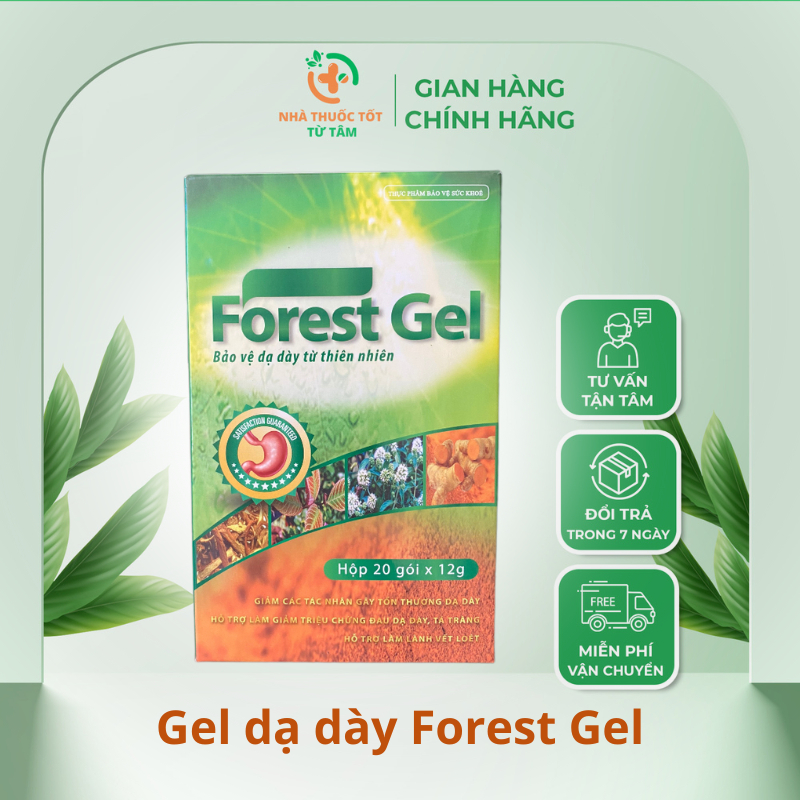 Gel uống dạ dày Forest Gel - Giảm đau dạ dày, trào ngược dạ dày, lành vết loét dạ dày