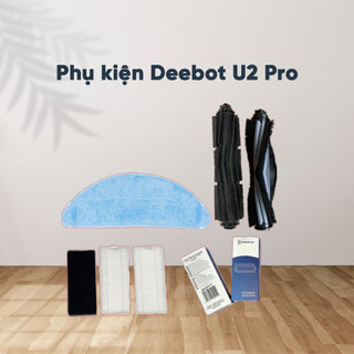 Bộ Phụ Kiện Robot Hút Bụi Ecovacs Deebot U2 Pro - Hàng Chính Hãng