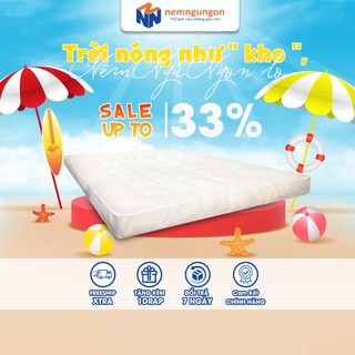 Nệm Topper, tấm topper nệm làm mềm nệm tiêu chuẩn khách sạn cao cấp 5 sao - Dày 10cm [Full size]