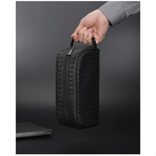 [Da thật] Túi golf cầm tay nam da bò thật CL151VB (Đen) - 100% da thật, Bảo hành 3 năm