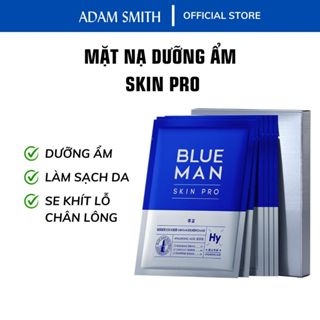 Mặt nạ nam dưỡng ẩm se khít lỗ chân lông Skin Pro BLUEMAN Hộp 5 miếng x 25ml