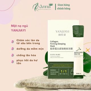 Hộp 20 gói mặt nạ ngủ nâng cơ collagen dạng thạch nội địa trung
