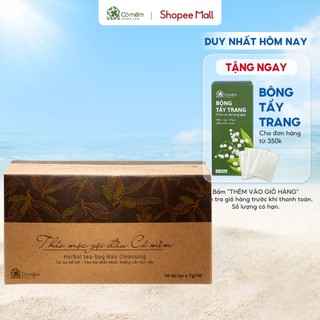 Thảo Mộc Gội Đầu Bồ Kết Kích Thích Mọc Tóc Dạng Túi Lọc Cỏ Mềm 70g