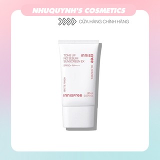 [MẪU MỚI] Kem chống nắng  Innisfree Tone Up No Sebum Sunscreen SPF50 PA+++ (60ml)