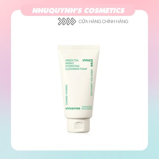 (Mẫu mới) Sữa Rửa Mặt Innisfree Green Tea Amino Hydrating Cleansing Foam (150g)