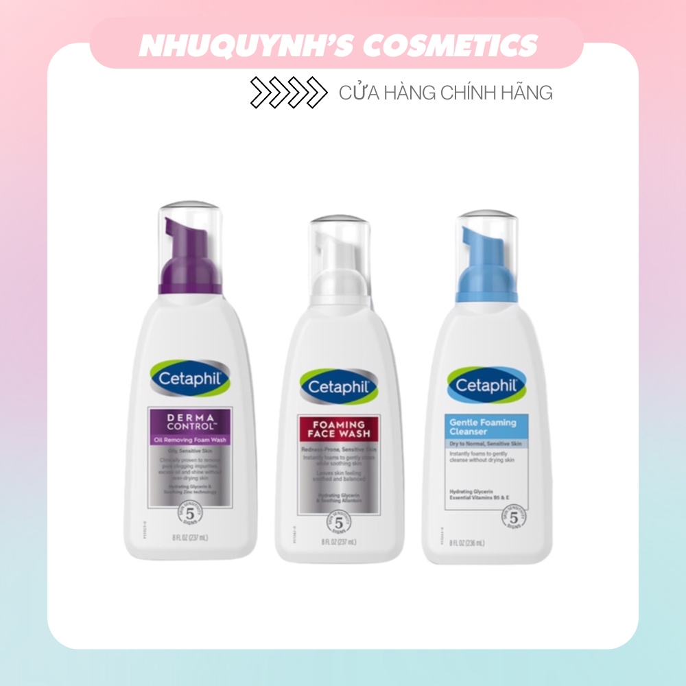 Sữa rửa mặt Cetaphil Foaming Face Wash