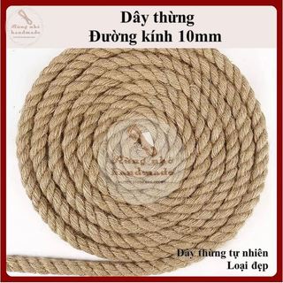 Dây thừng 10mm, handmade, decor, dây đay, cuộn dây thừng, đồ cào móng mèo, cat tree