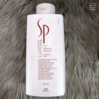 Dầu gội phục hồi tóc hư tổn Wella Sp Luxe Oil Keratin Shampoo 1000ml