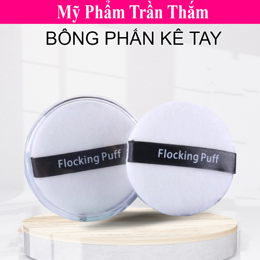 Bông Phấn Kê Tay , Siêu Mềm , Mịn , Không Bám Phấn