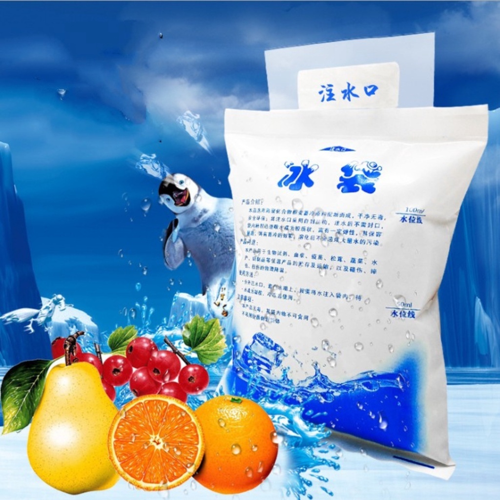 Túi đá gel khô bảo quản thực phẩm, an toàn, tiện lợi - Giữ lạnh thực phẩm, đồ ăn