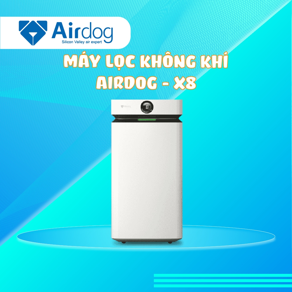 Máy Lọc Không Khí Airdog X8 - Kích thước 760x380x380mm, Bộ lọc có thể rửa, Nguồn Nhật Bản