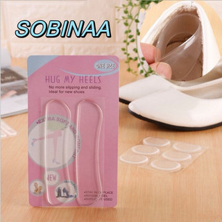 Set 2 miếng lót giày nữ silicon, lót gót chân silicon