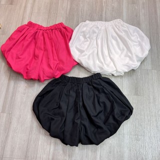 Quần bí thụng trơn full màu lưng thun cạp cao (BC)