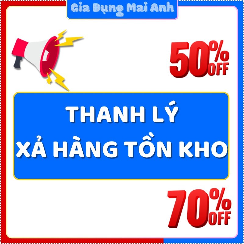 Xả hàng tồn kho, hàng thanh lý, hàng lẻ, hàng lỗi nhẹ, chưa qua sử dụng.