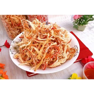 Khô mực xé sợi hấp cốt dừa