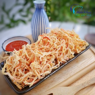Khô mực xé sợi hấp cốt dừa