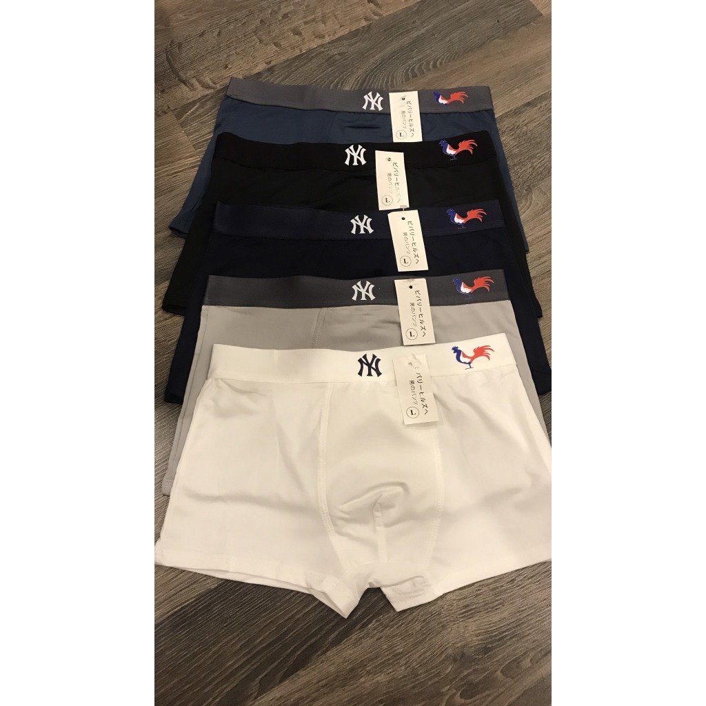 Set 5 QUẦN LÓT NAM BOXER THUN LẠNH CÁ SẤU NY
