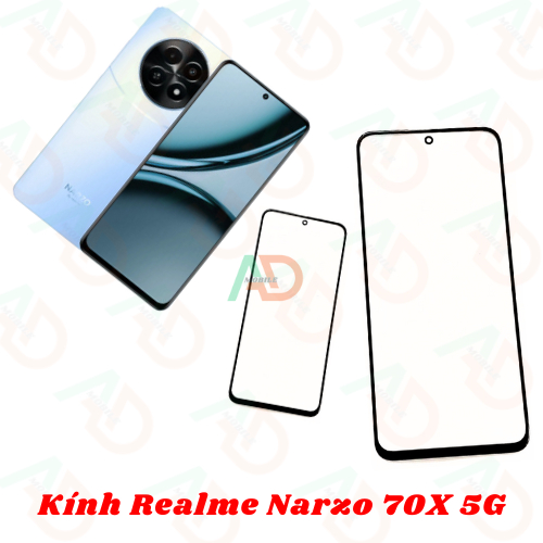 AD mặt kính Realme Narzo 70X , kính dùng ép cho realme narzo 70x