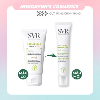 Kem chống nắng SVR Sebiaclear SPF50+ (40ml) - hàng công ty phân phối chính hãng có hóa đơn đỏ