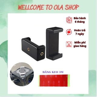 Kẹp điện thoại gắn mặt công tơ mét xe máy tiện dụng tặng kèm keo dán