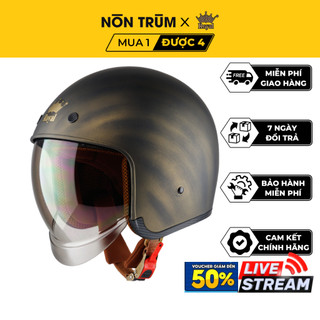 Mũ bảo hiểm 3/4 Royal M139 đồng xước chính hãng size M L XL bảo hành 12 tháng freeship toàn quốc