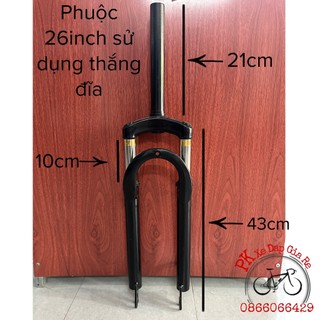 Phuộc xe đạp thể thao bánh 26inch, Phuộc nhún xe đạp bánh 26inch giá rẻ